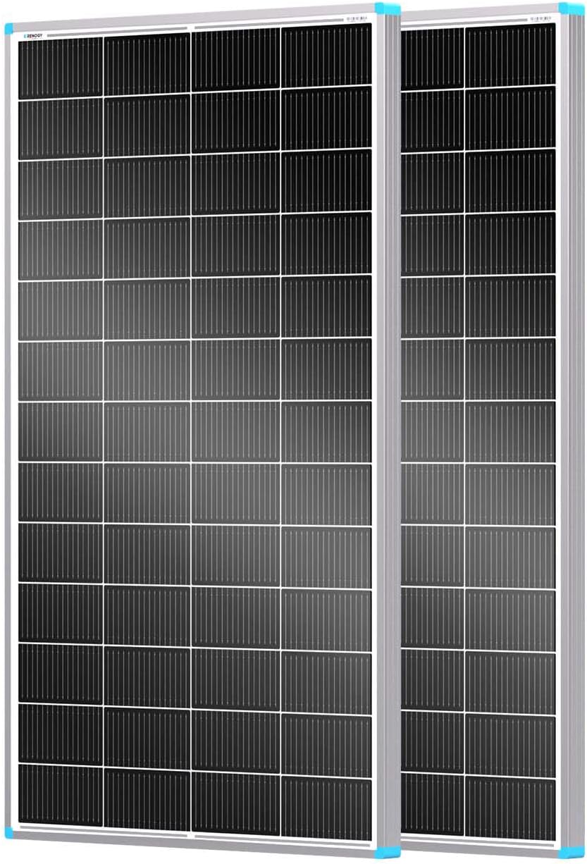 Solar Panel 200W - Renogy 2PCS 100W 16BB N-Type 24V
