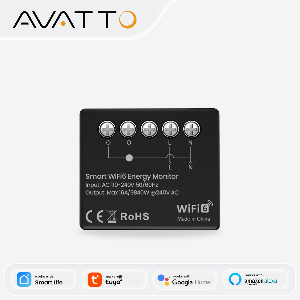 Energy Monitor Meter - AVATTO WiFi 6 Mini Smart Energy