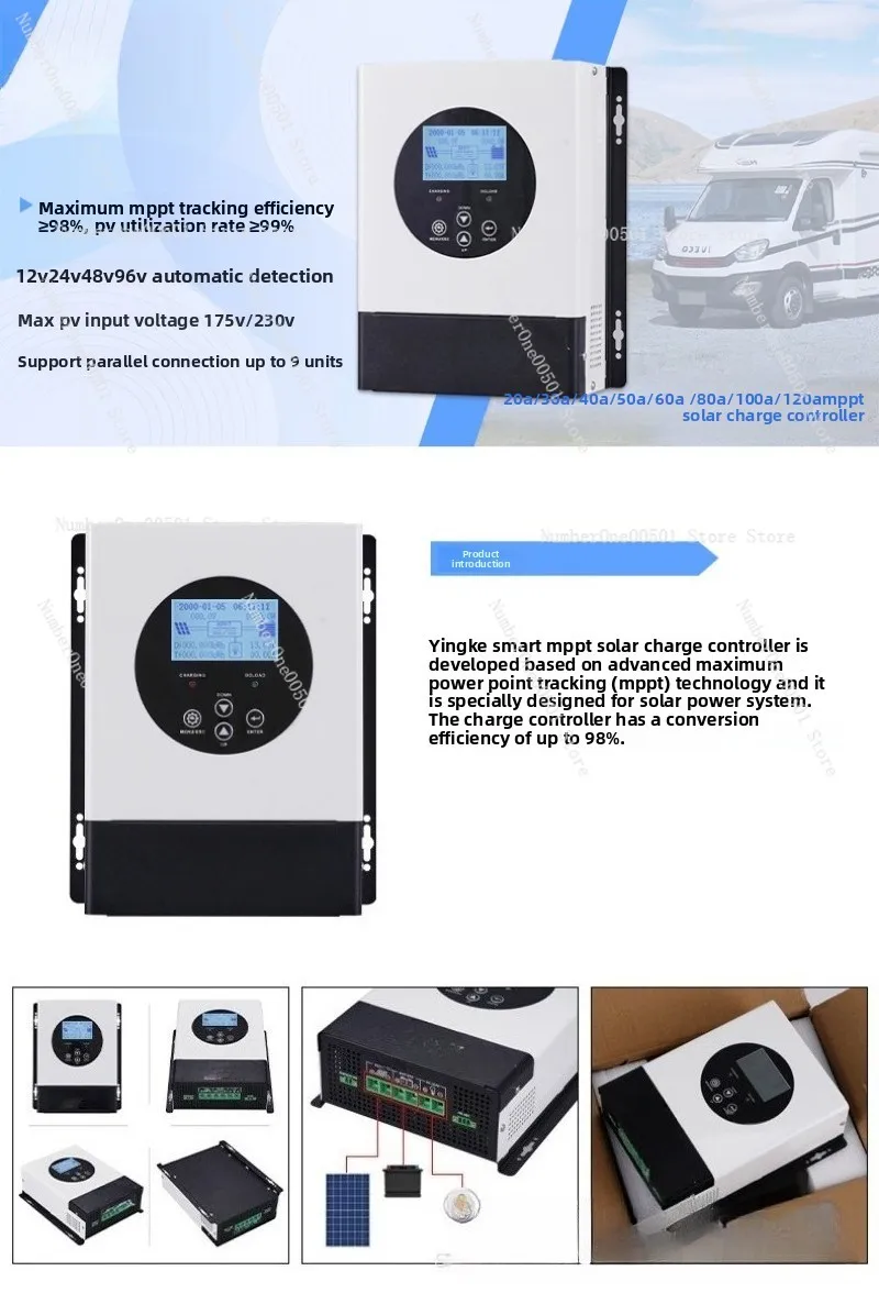 60A MPPT solar charging contro - Charge Controller Solar 评论和价格