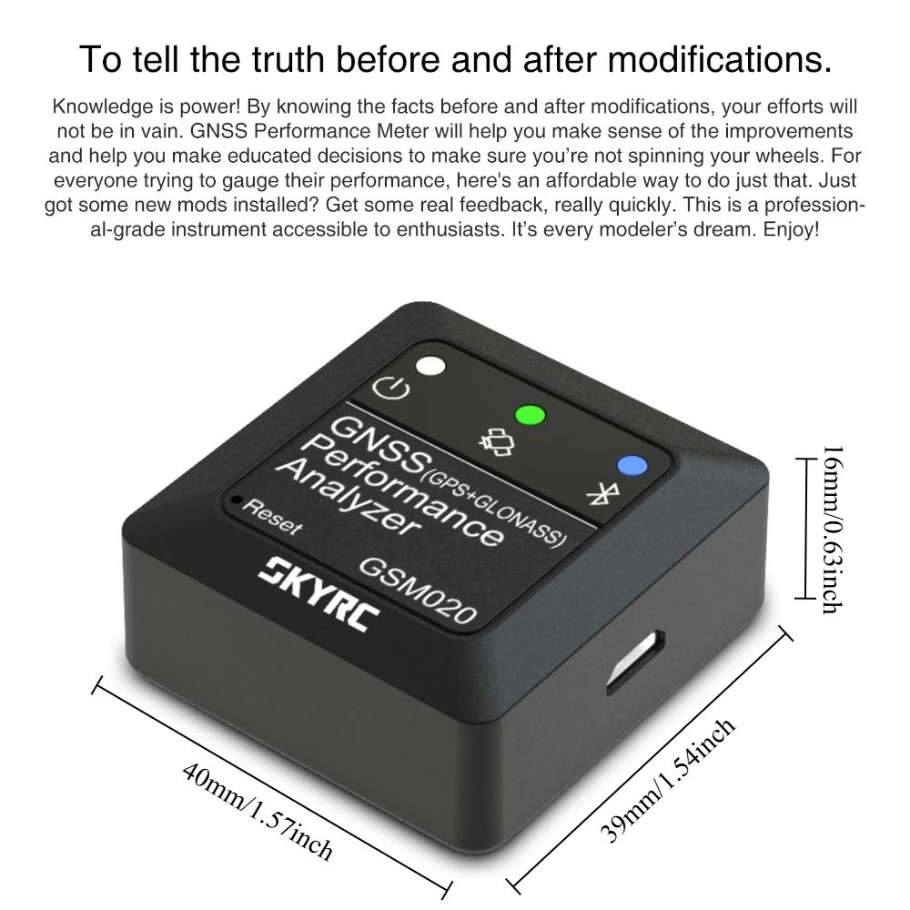 SKYRC GSM020 GNSS Performance  - Energy Monitor Meter 评论和价格