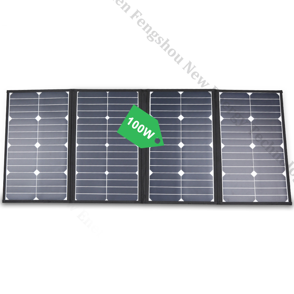 Portable 100 Watt Folding Sola - Solar Panel 评论和价格