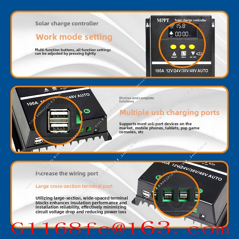 MPPT Solar Controller 60A80A10 - Charge Controller Solar 评论和价格