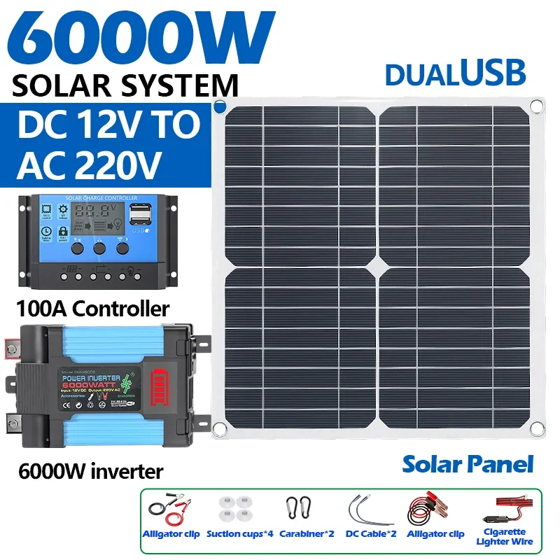 6000W Solar Kit Equipped with  - Solar Panel 200W 评论和价格