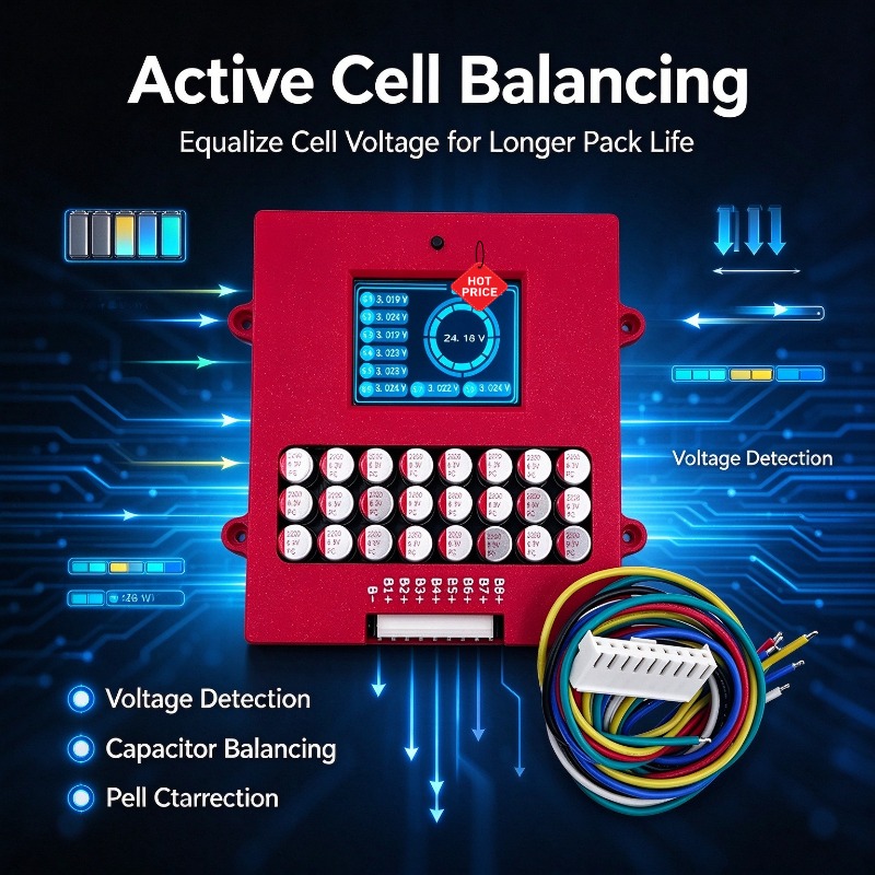 Active Balancer 4S 6S 8S Lithi - Lithium Battery 12V 评论和价格