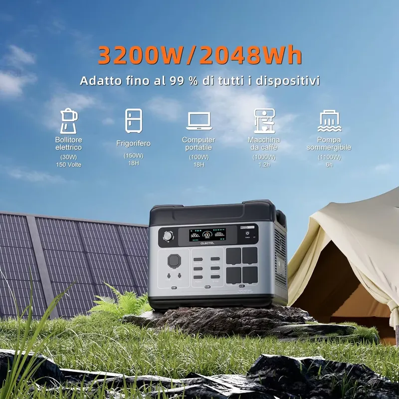 2026OUKITEL P2001 PLUS for 204 - Solar Generator 评论和价格