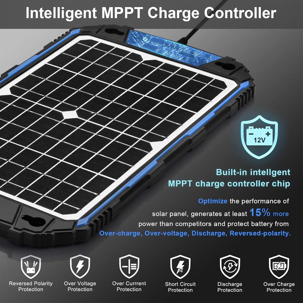 Waterproof 12W 12V Solar Batte - Solar Panel 评论和价格