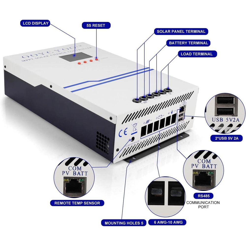 100 Amp MPPT Solar Charge Cont - Solar Panel 评论和价格