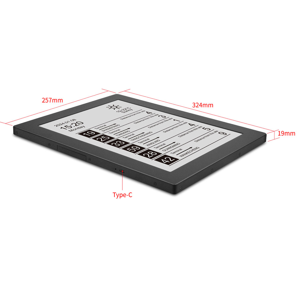 Outdoor 13.3 Inch E-ink Solar  - Outdoor Power Station 评论和价格