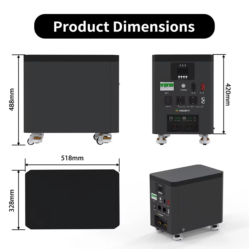 6.6kWh Portable Home Energy St - Solar Panel 评论和价格